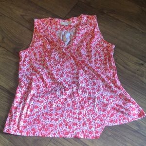 Michael Kors Floral Design Tank Top Size XL